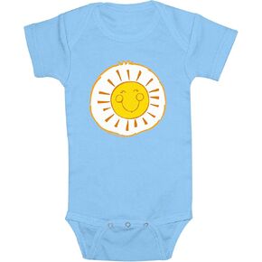 Infant's Care Bears Funshine Bear Belly Badge Bodysuit