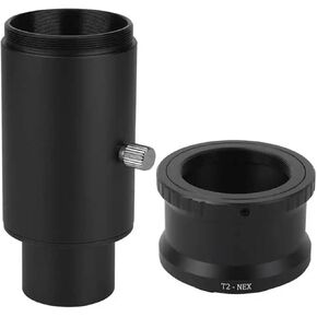 T2-NEX Adapter Ring 1.25 Inch Extension Tube Set for T2 Mount Telescope to for Sony E Mount Camera Photography Accessories