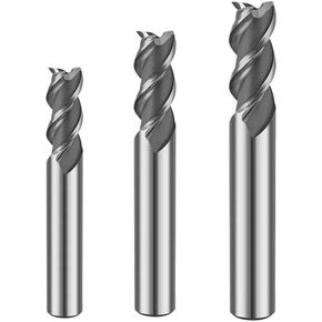 1pc 3 Flutes HSS Milling Cutter High Speed Steel Flat End Mill Aluminum Mild Steel CNC Tool 1.5mm~28mm Diameter(24x20x45x121)