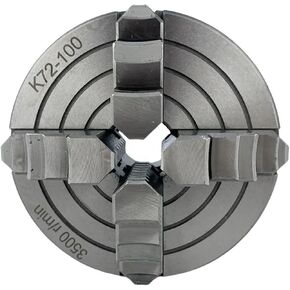 Lathe Chuck 100mm Scroll Chuck 4 Jaw Independent Chuck K72-100 Mini Metal Chuck