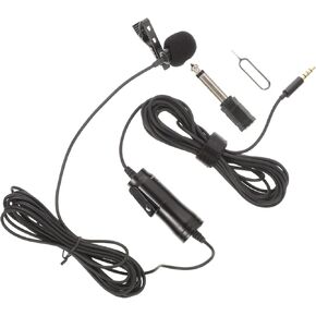 UPKOCH 1Set Lavalier Microphone for Live Streaming Interviews Vlogging High Sensitivity Clip Mic with Design Portable for Tablets