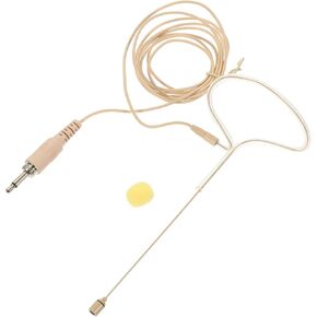 GALPADA Headset Microphone Plug for Camera Lightweight Portable Overhead Mic for Fitness Instructors Recording Broadcasting Freedom for Conferences and Live Performances