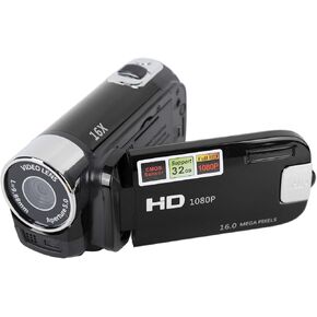 ZJchao Video Camera, 2.7in TFT DV Camera 4K 48MP Rotatable Screen 16x Zoom Video Camera with USB Cable Ideal for Vlogging Travel (Red)