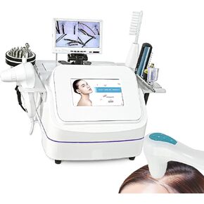 Skin & Hair Analyzer Machine – Digital Microscope for Scalp, Hair Follicle & Skin Diagnosis | 7 Handles Detector for Home, Spa & Salon Use | HD Dermatoscope for Hair Health & Scalp Analysis