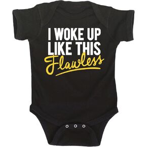 Instant Message - I Woke Up Like This Flawless - Infant Baby One Piece