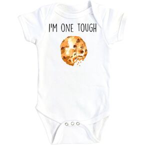 Cookie Tough - Baby Boy Girl Clothes Infant Bodysuit Funny Cute Newborn