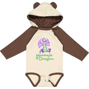 inktastic Mommy's Lil' Dragon Long Sleeve Creeper