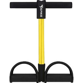 Tummy Trimmer Portable Resistance Band Core & Abdominal Workout Equipment with Foot Pedals and Foam-Grip Handles, Compact Home Gym Tool for Full-Body Strength, Travel & Office Fitness