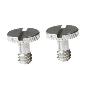 Mipcase 5Pcs Quick Release Flat Head Camera Screw Adapter for DSLR Tripod and Light Stand Gimbal Screws for Easy Installation and Durable Use British System Silver