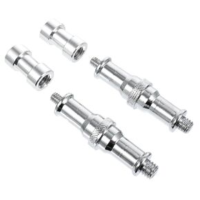 2Sets Cold Shoe Adapter Quick Release Screw Nut for Tripod Flash Light Stand to Screw Adapter Durable Easy Hand Tightening Total