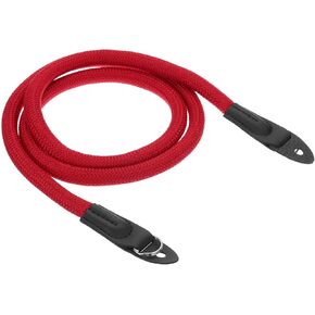 PATIKIL Camera Strap, Nylon Climbing Rope Camera Neck Strap Digital Camera Shoulder Belt for Nikon Video Camcorder Monocular Photographers, Red
