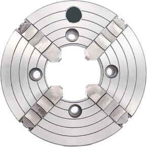 Metal Lathe Chuck 160mm 4 Jaw Independent Chuck K72-160 Manual Lathe Chuck Scroll Chuck for Bench Lathe