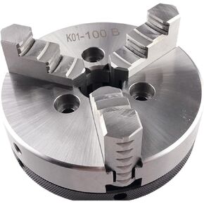 Lathe Chuck 3 Jaw 100mm Mini Lathe Chuck Self-Centering Chuck K01-100B for Mini Lathe