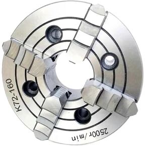 Lathe Chuck 160MM 4 Jaw Independent Chuck K72-160 Manual Metal Lathe Chuck
