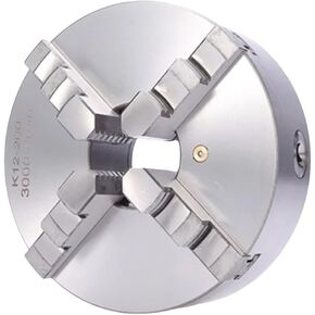 Lathe Chuck 8 Inch 200mm 4 Jaw Self-Centering Metal Lathe Chuck K12-200 Scroll Chuck Manual Type