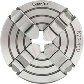 Lathe Chuck 4 Jaw Lathe Chuck Independent K72-100 manual lathe chuck 4'' machine tool accessory
