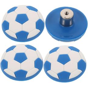 4pcs Boys and Girls Room Soccer Drawer Knobs Cabinet Pulls for Boys Girls Modern Cartoon Design Easy to Install Door Handles for Cabinets Dressers Closets