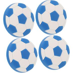 4pcs Cartoon Football Theme Silicone Drawer Pull Handles for Boys and Girls Room Furniture