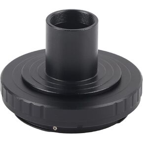 23.2mm T Mount Metal Adapter for SLR Camera, Microscope Eyepiece Lens Attachment Accessory