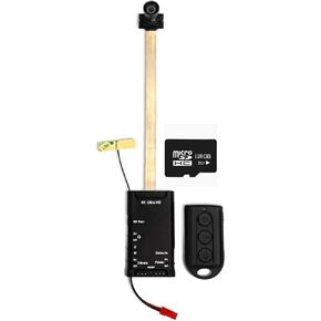 Lawmate DIY Kit Wide Angle 4K Covert PI Security WiFi Camera with 128GB Micro SD Card PV-DY40UWW, Black