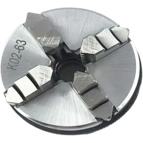 Lathe Chuck 63mm 4 Jaw Chuck K02-63 Mini Chuck 4 Jaw Self-Centering Chuck for Lathe
