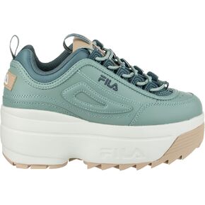 Fila Women's Disruptor Ii Wedge Sneaker, 301 Iceberg Green/Stormy Weather/Gardenia, 7.5