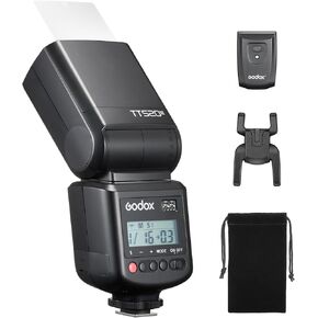 Godox TT520iii Camera Flash - اللاسلكي 433 ميجا هرتز GN33 الكاميرا سرعة فلاش ، جهاز استقبال مدمج ومرسل RT متوافق مع Canon Nikon Sony Olympus Pentax Fuji DSLR ETC (TT520II تم ترقيته)