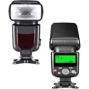 Speedlight External Flash (Nikon COOLPIX P1100) Vertical & Horizontal Rotation (Wireless Sync)