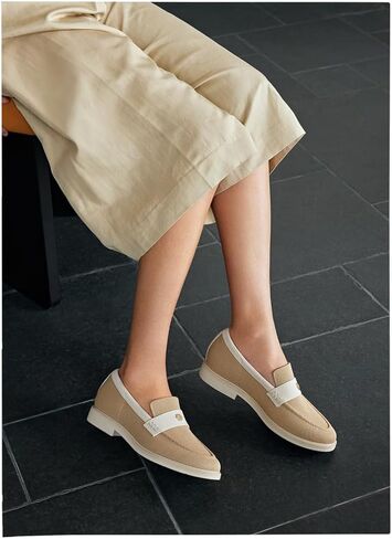 VIVAIA Liana Round Toe Classic Penny Comfortable Loafers in Kuwait