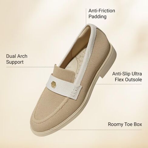 VIVAIA Liana Round Toe Classic Penny Comfortable Loafers in Kuwait