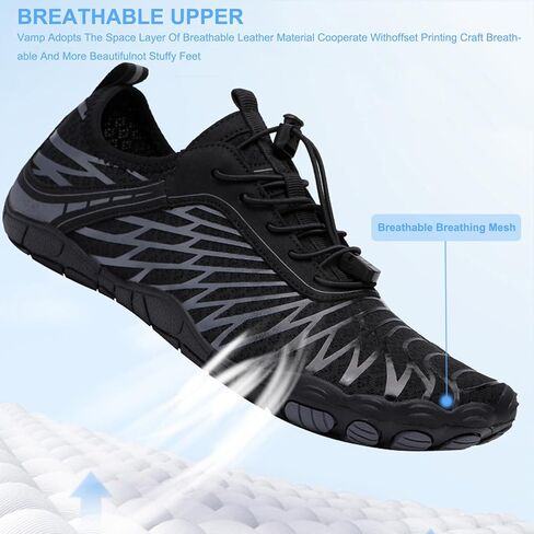 ارتفاع أحذية حافي القدمين نساء الرجال المحترفين أحذية المياه واسعة إصبع القدم مربع غير انزلاق للجنسين الأحذية في الهواء الطلق في الهواء الطلق in Kuwait