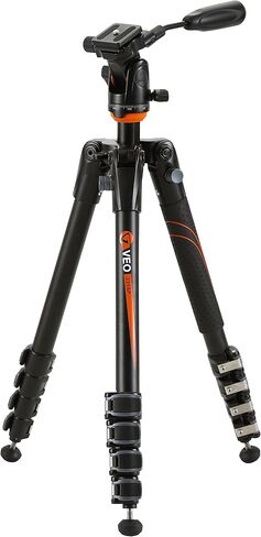 Vanguard VEO 235AB Aluminum Travel Tripod with Ball Head for Sony, Nikon, Canon, Fujifilm Mirrorless, Compact System Camera (CSC), DSLR in Kuwait