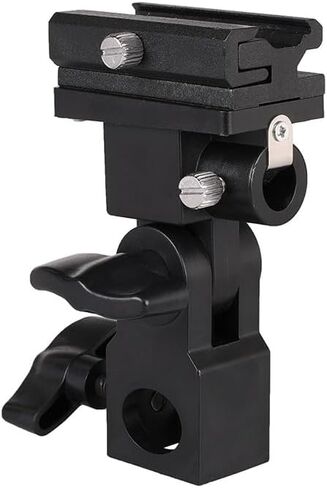 Camera Fill Light Tripod Head Metal Universal Flash Light Bracket Holder Fill Lamp Stand H Type (B Type) in Saudi Arabia