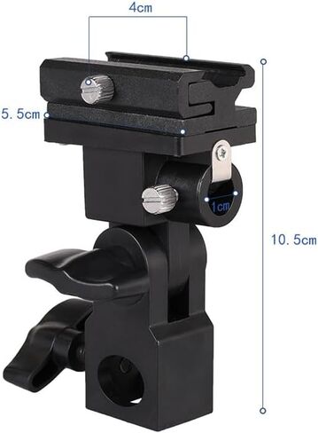 Camera Fill Light Tripod Head Metal Universal Flash Light Bracket Holder Fill Lamp Stand H Type (B Type) in Saudi Arabia