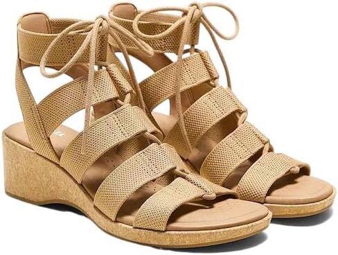 VIVAIA Heidi Round Toe Summer all-match Strap Wedge Sandals in Saudi Arabia