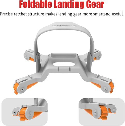Landing Gear Leg for DJI Flip Camera Drone Accessories Foldable Height Extender Extensions Support Gimbal Bracket (Grey) in Saudi Arabia
