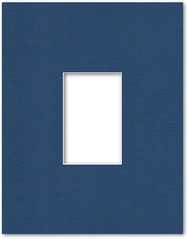 11x14 Matting for 4x6 Photograph or Artwork 4-Ply Bevel Cut Acid Free Matboard for Picture framing (White) in Saudi Arabia