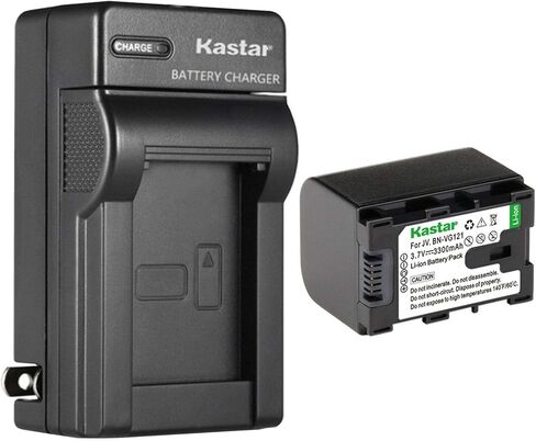Kastar 1-Pack Battery and AC Wall Charger Replacement for JVC GZ-MS110BUS GZ-MS110U GZ-MS118 GZ-MS150 GZ-MS210 GZ-MS210AEK GZ-MS210AEU GZ-MS210BEU GZ-MS210BUC GZ-MS210SEK GZ-MS210SEU GZ-MS210U AA-VG1E in Saudi Arabia