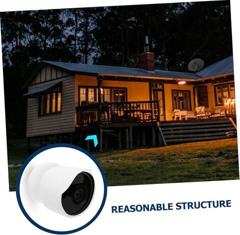 Angoily 4pcs Camera Rain Cover Weatherproof Case Compatible Nest Outdoor from Rain and Complete Coverage for Enhanced Image Quality in Saudi Arabia