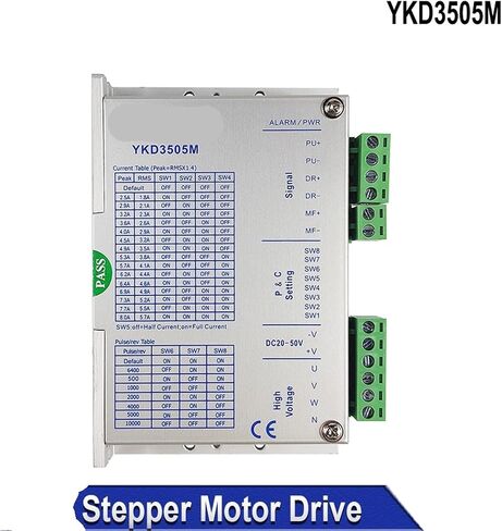 سائق محرك Stepper YKD3505M لمدة 3 مرحلة 42 ~ 86 مم (17 ~ 34) محركات السهول التي التيار أقل من 5.7a. in Saudi Arabia