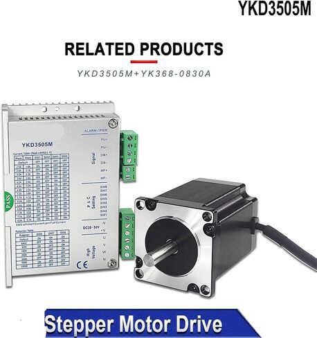 سائق محرك Stepper YKD3505M لمدة 3 مرحلة 42 ~ 86 مم (17 ~ 34) محركات السهول التي التيار أقل من 5.7a. in Saudi Arabia