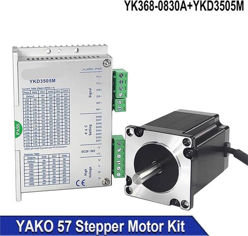 Stepper Motor Driver Kit 3 Phase YK368-0830A+YKD3505M Series for Computerized Numerical Control Router Engraving Milling Machine CO2 Laser Cutting in Saudi Arabia