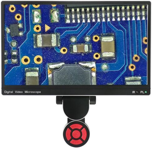 38MP 11.6 inch LCD Display Integration System Monitor Industrial Measurement Video Microscope C Mount TF HDMI USB WiFi Camera(300X) in Saudi Arabia