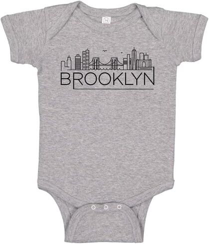 Skyline Brooklyn New York Baby Infant Bodysuit in Kuwait