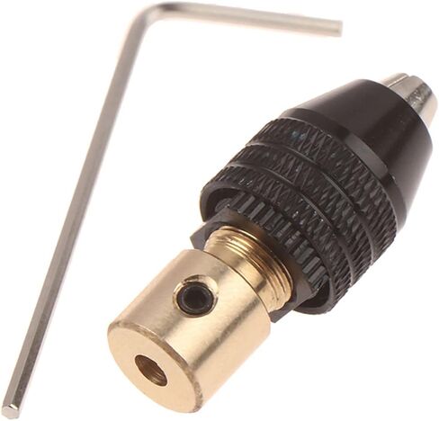 Hex Shank Round Handle Three-Jaw Screwdriver Driver Adaptor THGS Mini 0.3-3.5mm Electric Drill Chuck Bit Tool Set Chuck(2mm) in Saudi Arabia