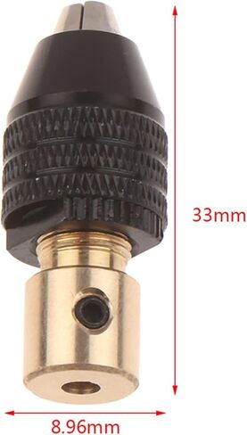Hex Shank Round Handle Three-Jaw Screwdriver Driver Adaptor THGS Mini 0.3-3.5mm Electric Drill Chuck Bit Tool Set Chuck(2mm) in Saudi Arabia