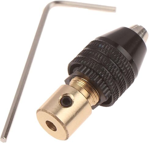 Hex Shank Round Handle Three-Jaw Screwdriver Driver Adaptor THGS Mini 0.3-3.5mm Electric Drill Chuck Bit Tool Set Chuck(2mm) in Saudi Arabia