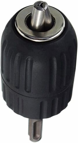2Pcs/Set Manual Drill Bits Adapter 10/13mm Drill Chuck Adapter with Round Shank Connector Converter Tool Chuck(10mm) in Saudi Arabia