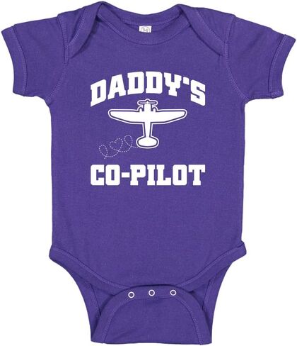 Daddy's Co-Pilot Funny Baby Bodysuit/Toddler T-Shirt for Daddy's Little Wingman in Saudi Arabia