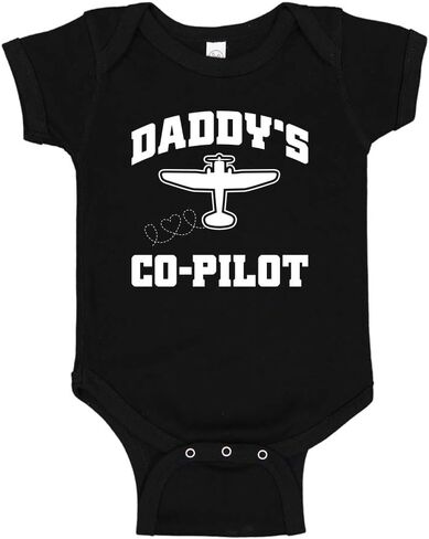 Daddy's Co-Pilot Funny Baby Bodysuit/Toddler T-Shirt for Daddy's Little Wingman in Saudi Arabia